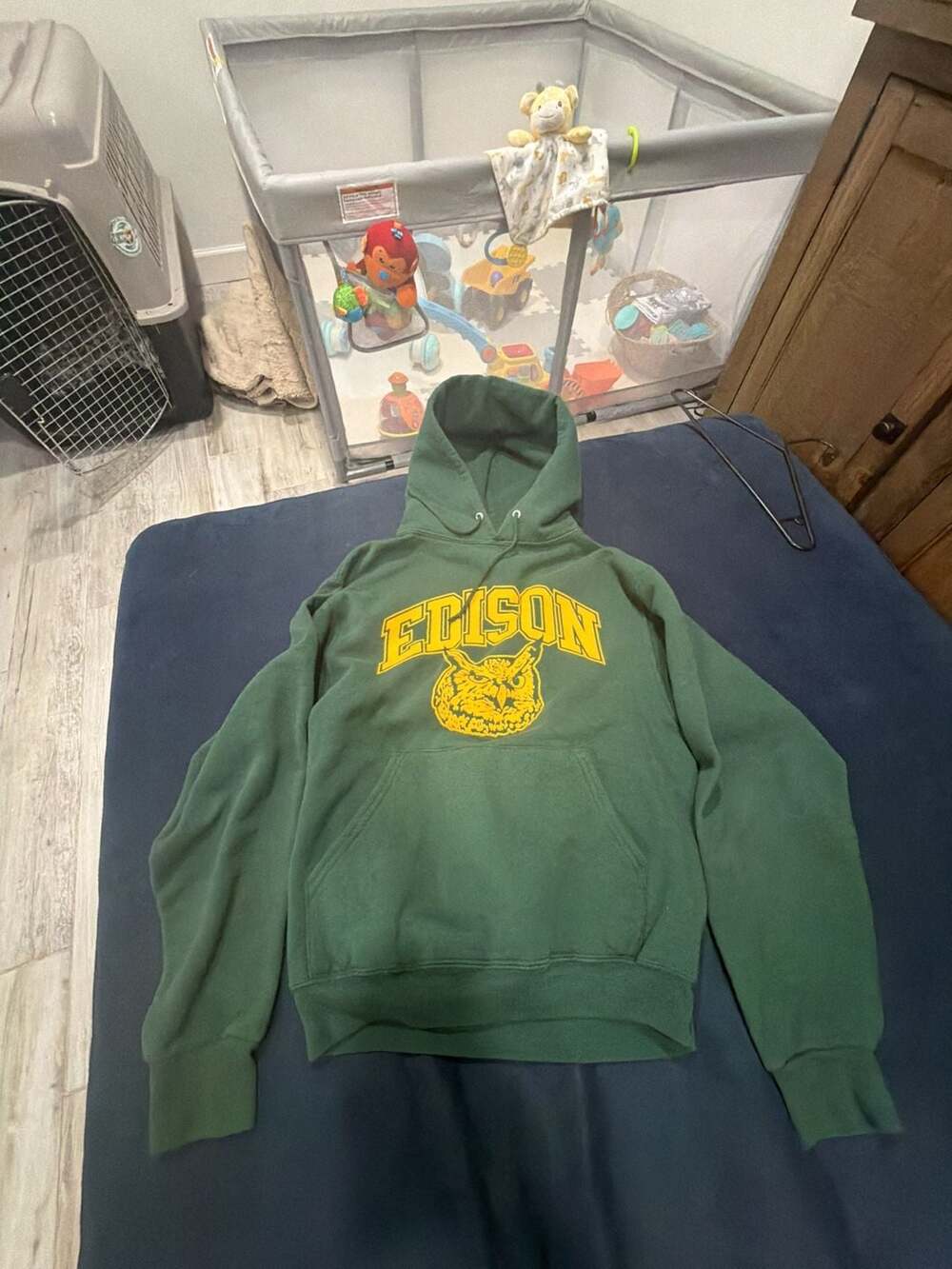 Vintage Jerzees Super Sweats NDSU North Dakota State Bison University Hoodie